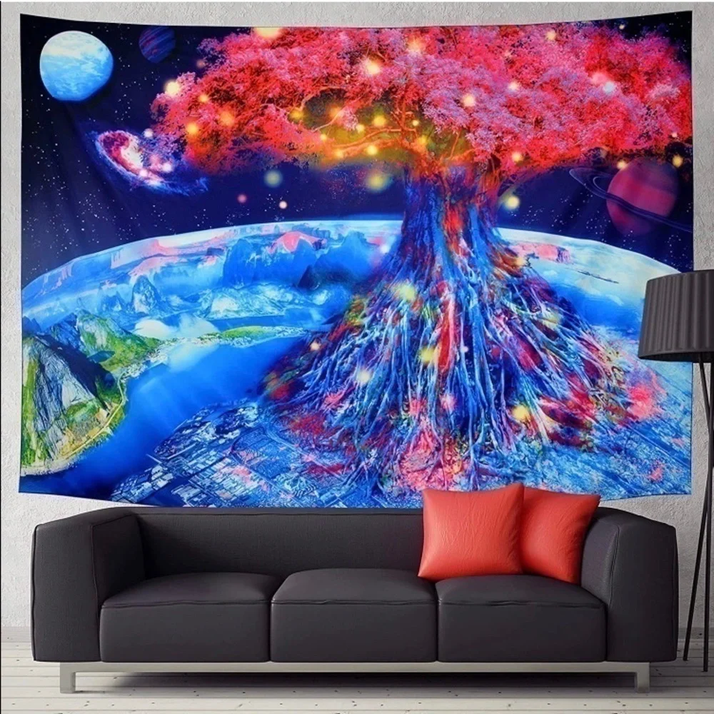 NWT-STUNNING TREE-SPACE TAPESTRY